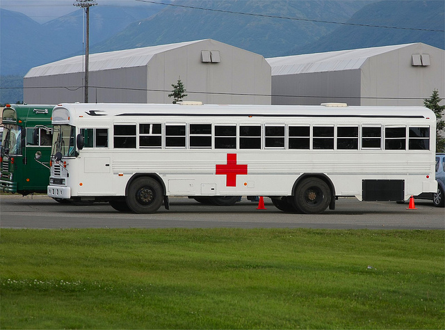 Blue Bird Ambulance Bus